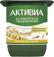 Activia yogurt, classic, cereals, 2.9%, 110 g