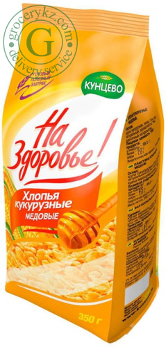 Kuncevo corn flakes, honey, 350 g