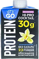 Let's Go high protein cocktail, vanilla, 500 g