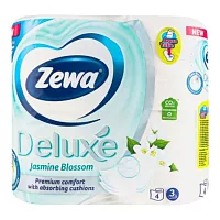 Zewa Deluxe toilet paper, jasmine blossom, (4 in 1)