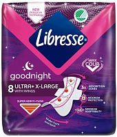 Libresse Goodnight period pads, ultra large, 8 pc