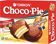 Orion Choco-Pie cake (12 in 1), 360 g