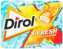 Dirol X-Fresh gum, tangerine ice, 16 g