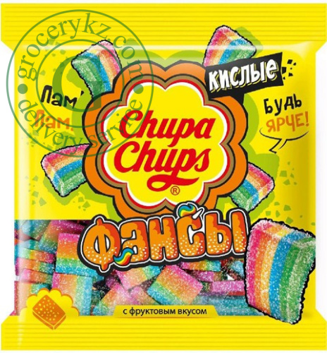 Chupa Chups jelly beans, sour fancy candies, 150 g