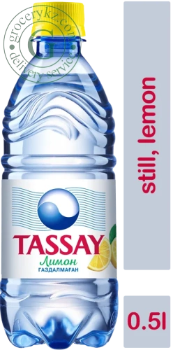 Tassay still water, lemon, 0.5 l