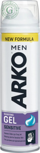 Arko Men shaving gel, sensitive, 200 ml