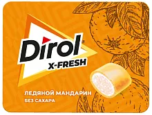 Dirol X-Fresh gum, ice tangerine, 16 g