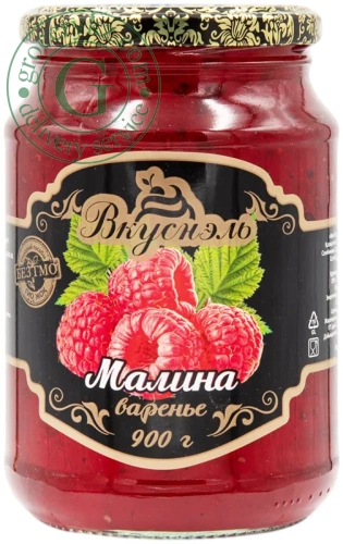 Vkusnel raspberry jam, 900 g Vkusnel raspberry jam, 900 g