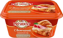 President spreadable cheese, ham, 400 g