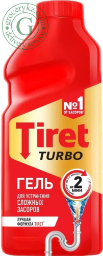 Tiret Turbo drain cleaner, gel, 500 ml