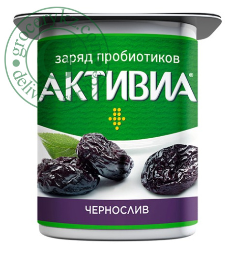 Activia yogurt, classic, prunes, 2.9%, 120 g