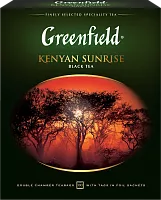 Greenfield Kenyan Sunrise black tea, 100 bags