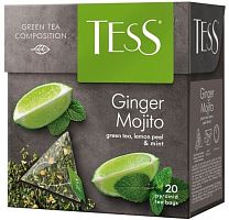Tess Ginger Mojito green tea, 20 pyramids