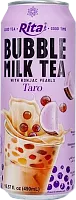 Rita bubble milk tea, taro, 490 ml