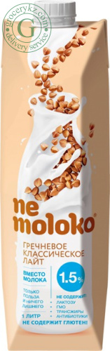NeMoloko buckwheat drink, 1.5%, 1 l