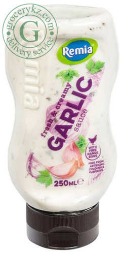 Remia garlic sauce, squeeze bottle, 250 ml