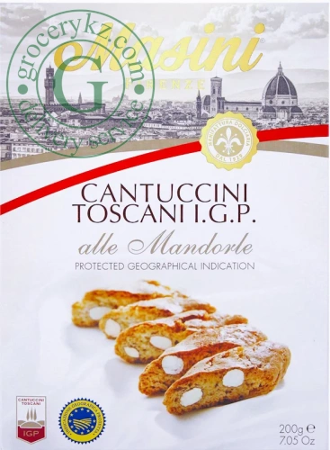 Masini Cantuccini Toscani IGP almond cookies, 200 g Masini Cantuccini Toscani IGP almond cookies, 200 g