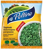 Poltino frozen finely chopped spinach, 450 g