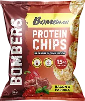 Bombbar protein chips, bacon and paprika, 50 g