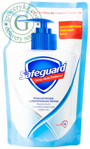 Safeguard classic antibacterial liquid soap, refill, 375 ml