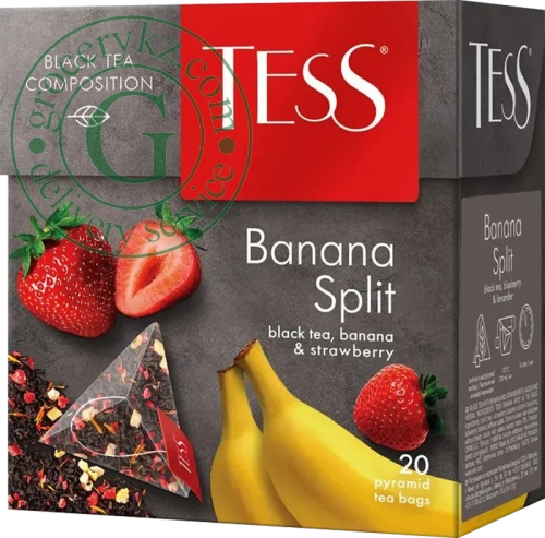 Tess Banana Split black tea, 20 pyramids