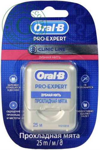 Oral-B Pro Expert Clinic Line dental floss, mint, 25 m
