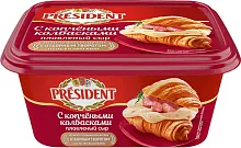 President spreadable cheese, smoked sausages, 400 g