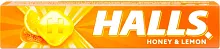 Halls candy, honey and lemon, 25.2 g