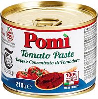 Pomi tomato paste, double concentrated, 210 g