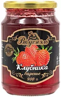 Vkusnel strawberry jam, 900 g