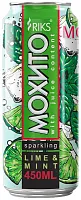 Riks mojito drink, lime and mint, 0.45 l
