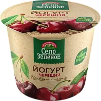 Selo Zelenoe yogurt, cherry, 120 g
