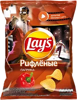 Lay's potato corrugated chips, paprika, 225 g