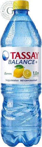 Tassay still water, lemon, 1 l