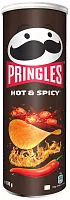 Pringles potato chips, hot and spicy, 165 g