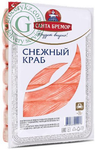 Santa Bremor crab sticks, snow crab, frozen, 150 g