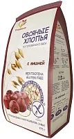 Stashevskoe flakes made of naked oat, cherry, 375 g