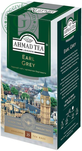 Ahmad Earl Grey black tea, 25 bags