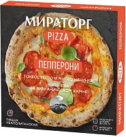 Miratorg frozen pizza, pepperoni, 350 g