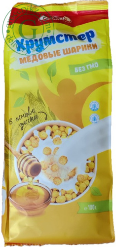 Khrumster cereal balls, honey, 180 g