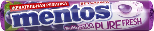 Mentos Pure Fresh gum, grapes, 15.5 g