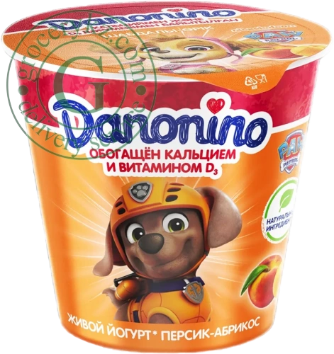 Danonino yogurt, peach and apricot, 100 g Danonino yogurt, peach and apricot, 100 g