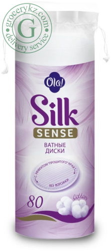 Ola Silk Sense cotton pads, 80 pc