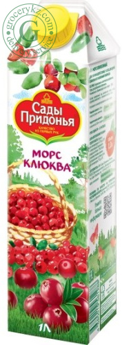 Sady Pridonia cranberry juice, 1 l
