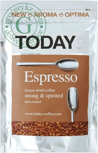 Today espresso instant coffee, 75 g