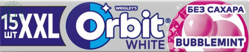Orbit XXL gum, bubblemint, 20.4 g