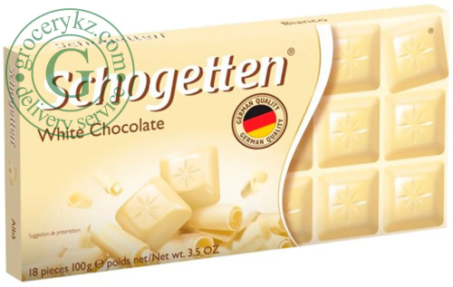 Schogetten chocolate, white, 100 g