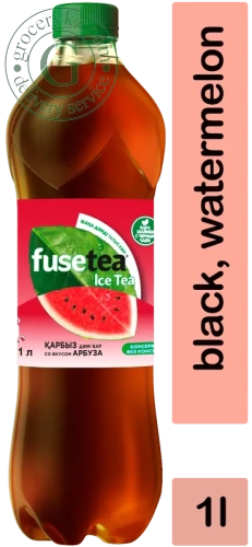 Fuse-Tea black ice tea, watermelon, 1 l