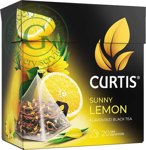 Curtis Sunny Lemon black tea, 20 pyramids
