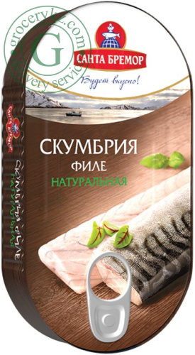 Santa Bremor mackerel fillet in oil, 190 g